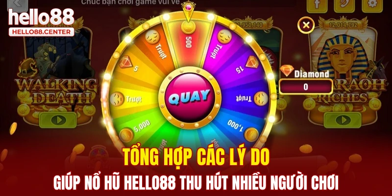 Tổng hợp các lý do giúp nổ hũ Hello88 thu hút nhiều người chơi